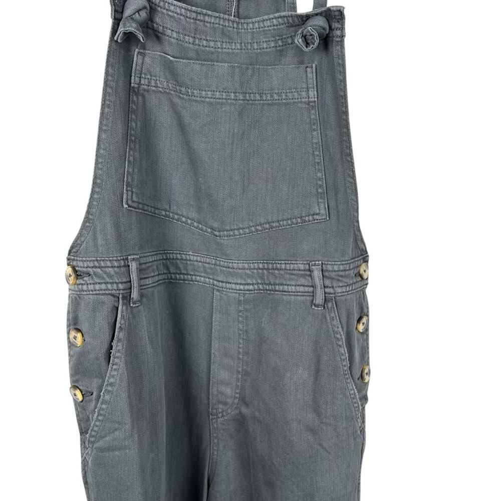 Aerie Wide Leg Smoked Gray Overalls Women’s Size Medium NWT - Picture 4 of 7